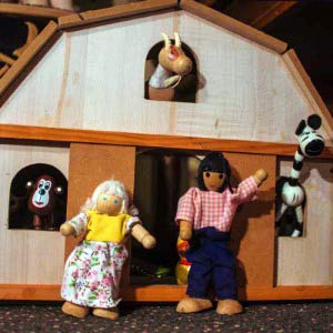 Wooden Barn Dolls